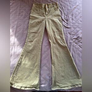 Forever 21 Olive extra Flare Jeans